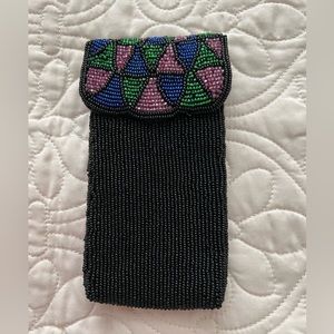 Vintage Neiman Marcus Handmade Beaded Eyeglass Case